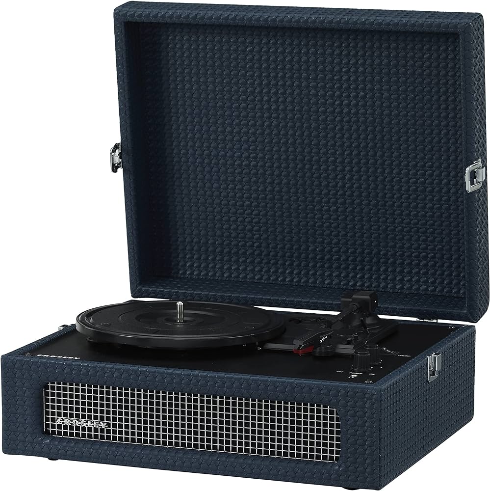 Crosley turntables Crosley Voyager Portable Turntable With Bluetooth In/Out - Navy