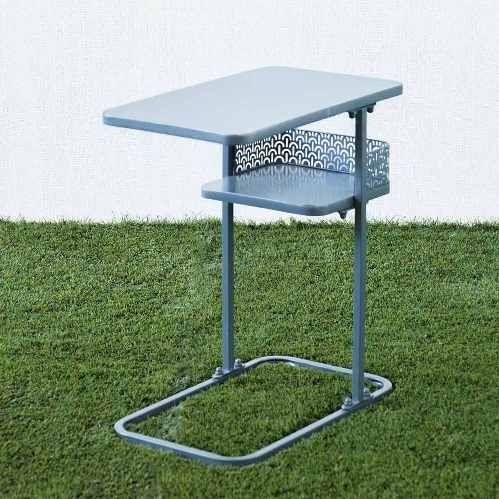 Danube Home & Kitchen Metal Coffee Table - Grey