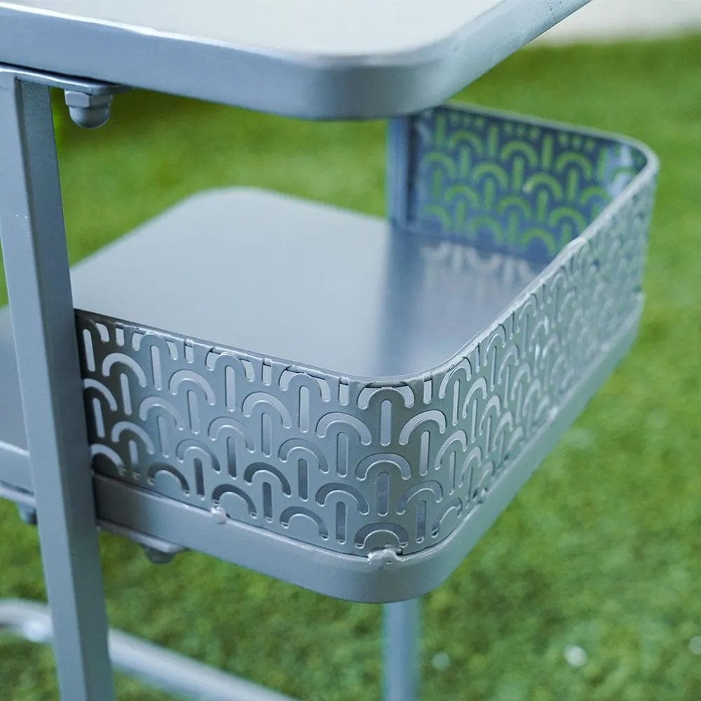 Danube Home & Kitchen Metal Coffee Table - Grey