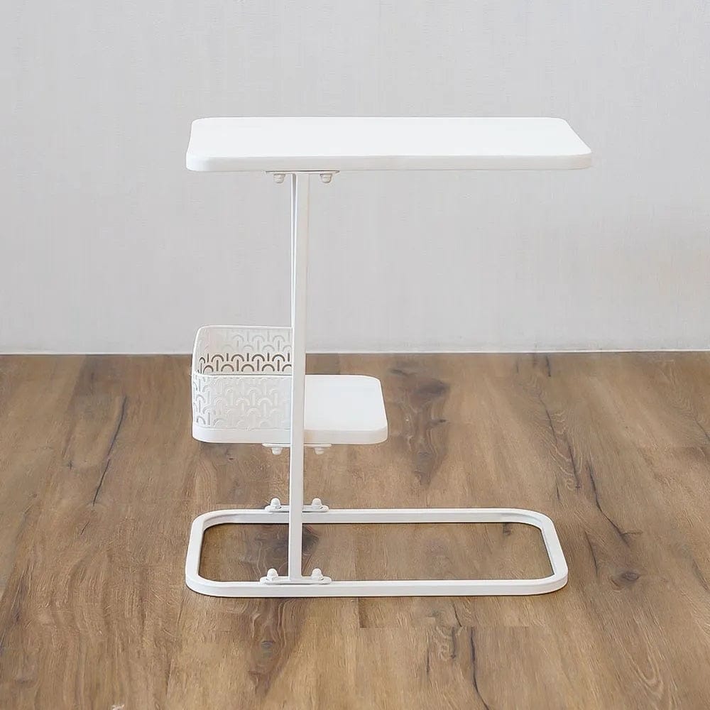 Danube Home & Kitchen Metal Coffee Table - White