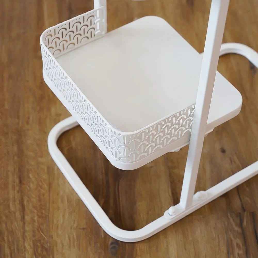 Danube Home & Kitchen Metal Coffee Table - White