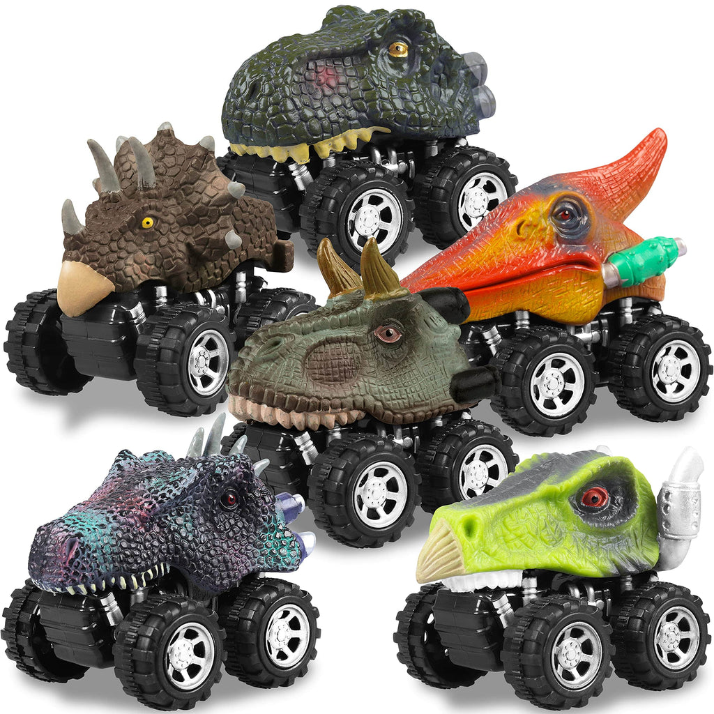 Dino Might Toys Dinosaur Pull Back Car