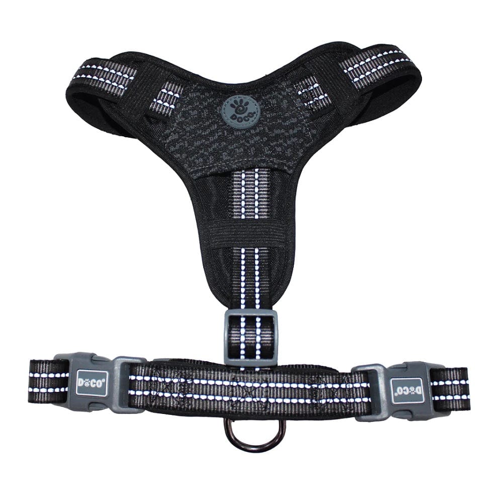 Doco Pet Supplies Doco® Vario Chest Plate Harness w/Neoprene - Grey - Large