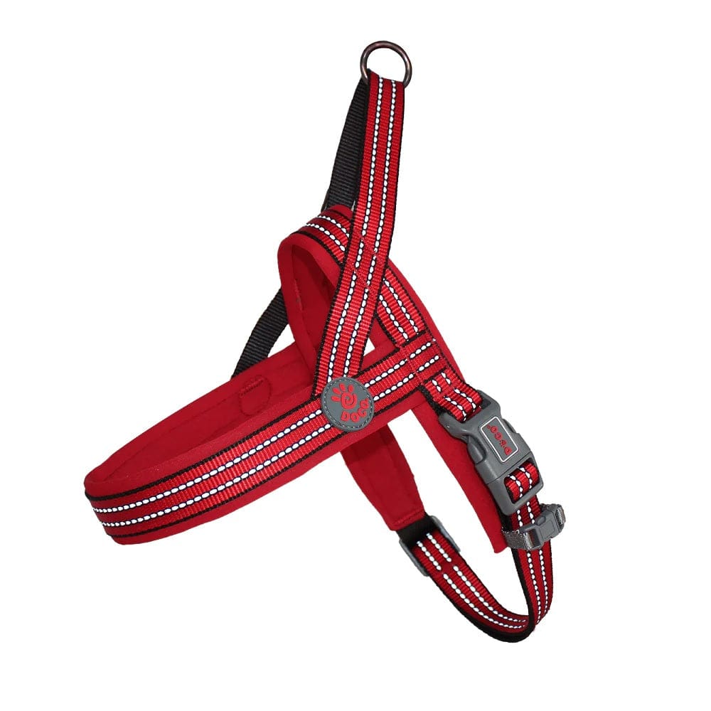 Doco Pet Supplies Doco Vario Neoprene Harness Reflective - Red - XL