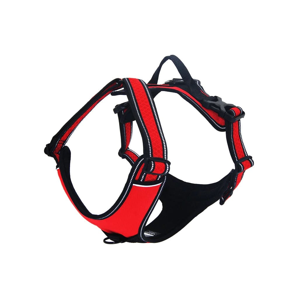 Doco Pet Supplies Doco Vertex Front Range Harness - 3m Reflective - Maroon - Medium