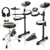 Donner drum kits Donner - DED-80P 5 Drums 3 Cymbals with Drum Throne/ Sticks - EC6756