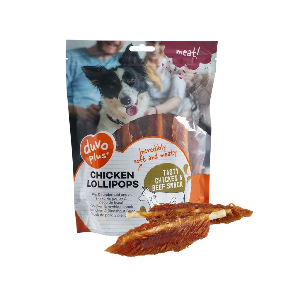 Duvo Dog Snack 400g Chicken Lollipops
