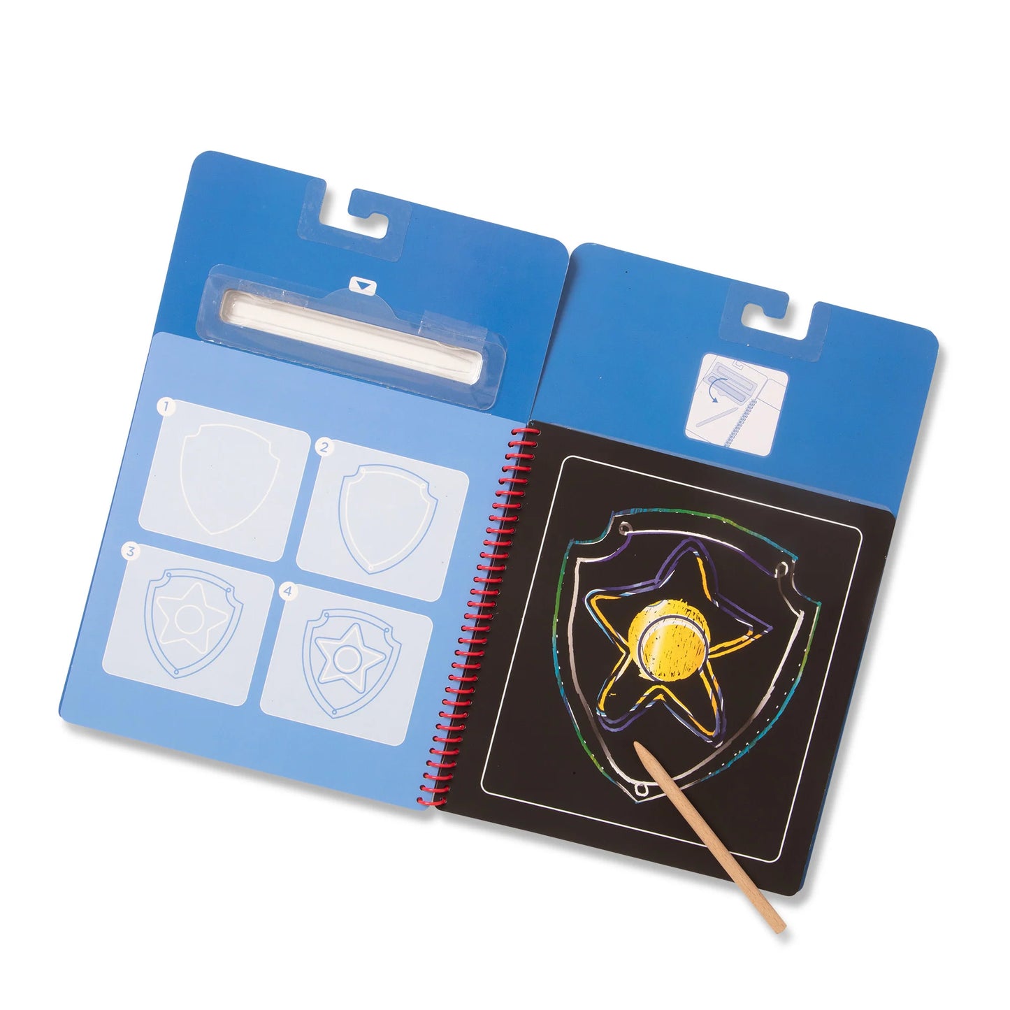 Melissa and Doug Paw Patrol Scratch Art Pad - Chase