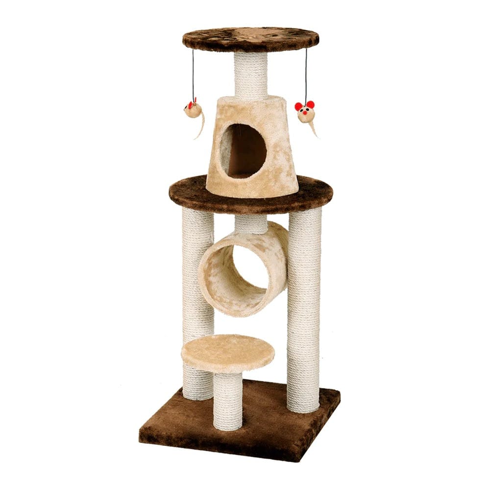 Fauna Pet Supplies Fauna Bonalti Cat Play Tower - Brown/Beige