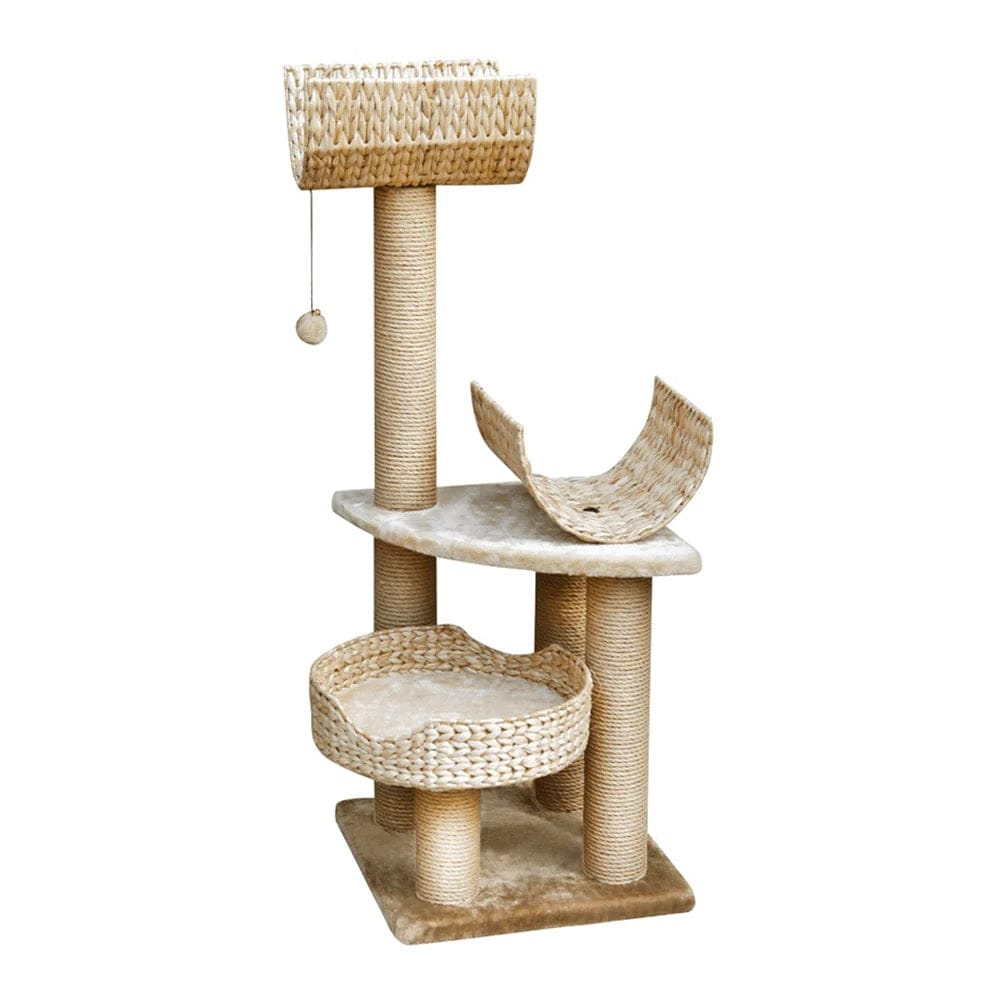 Fauna Pet Supplies Fauna Palucco Cat Play Tower - Beige