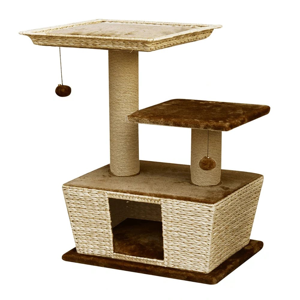 Fauna Pet Supplies Fauna Villa Cat Play Lounge - Light Brown