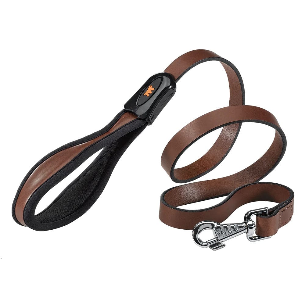 Ferplast Pet Supplies Ferplast Giotto G25/120 Dog Leather Leads - Brown