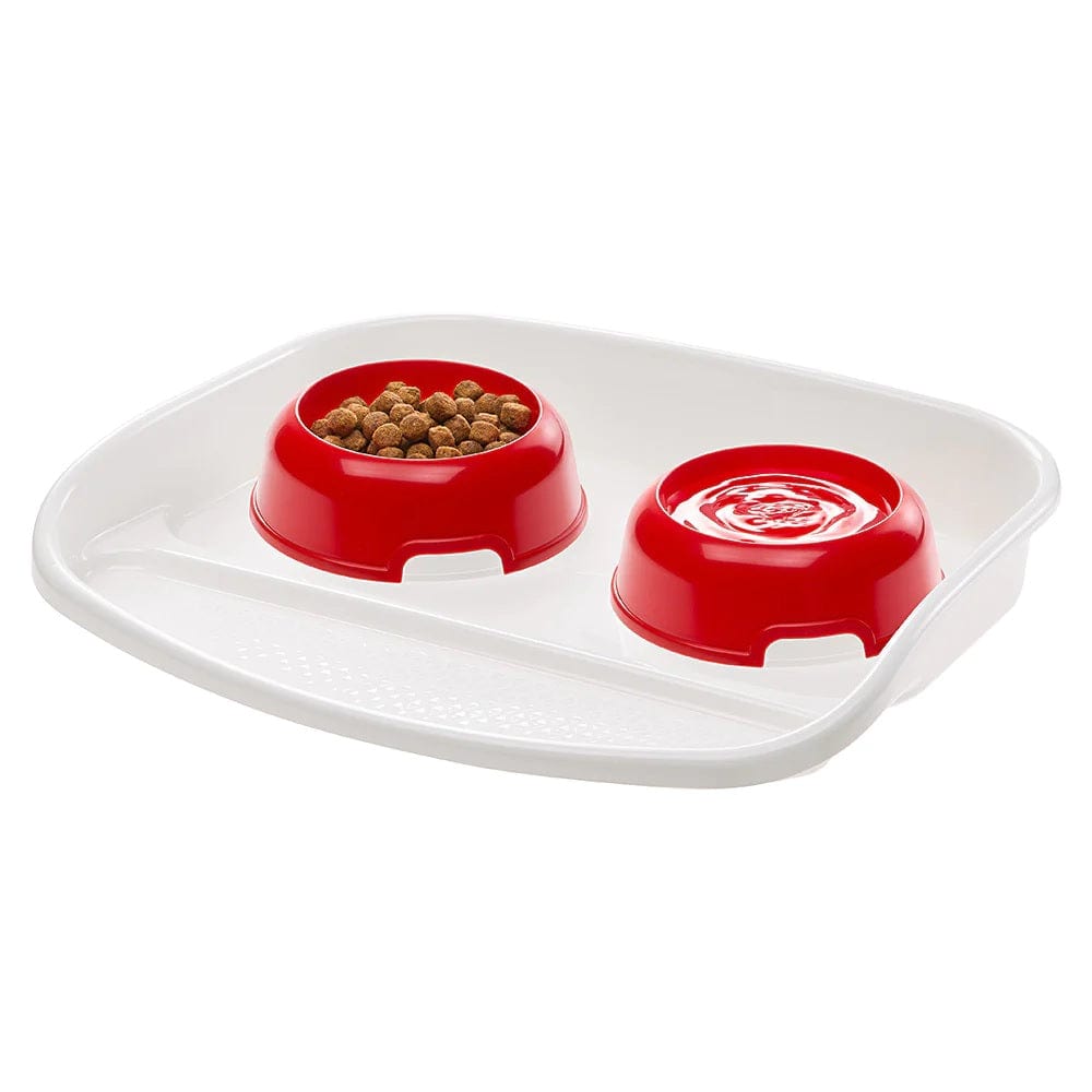 Ferplast Pet Supplies Ferplast Lindo Plastic Bowls With Tray 600ml