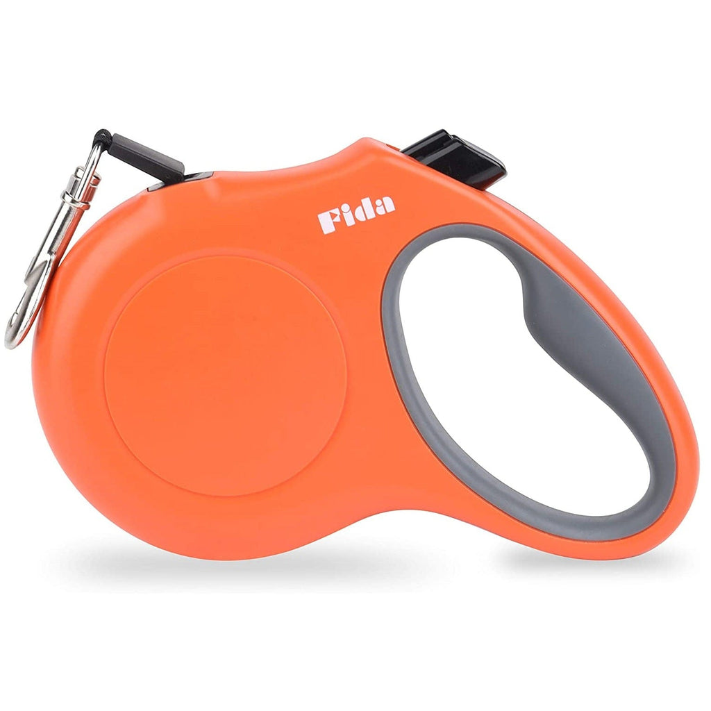 Fida Pet Supplies Fida Retractable Dog Leash (JFA Series)  - Small - Orange