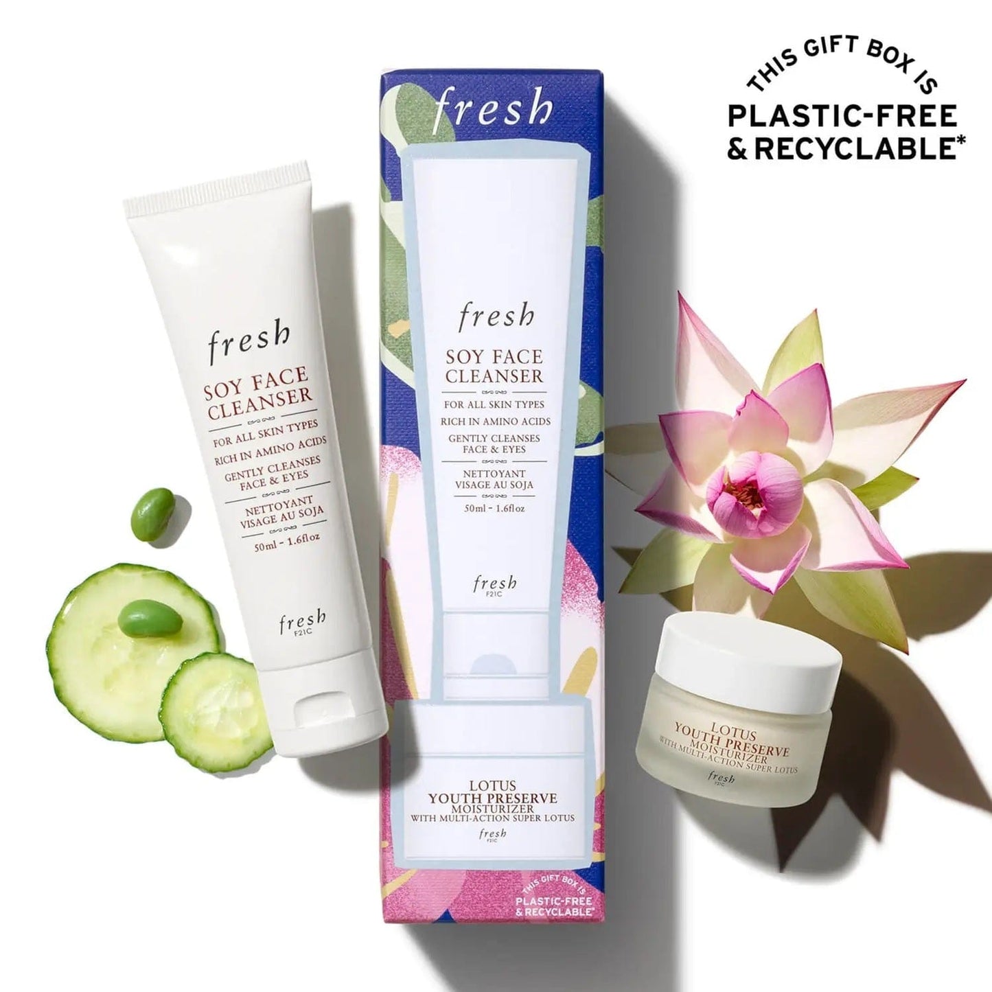 Fresh Beauty Fresh Cleanse and Moisturise Duo Gift Set
