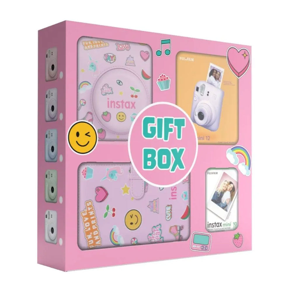 Fujifilm INSTAX MINI 12 Gift Box - Lilac Purple