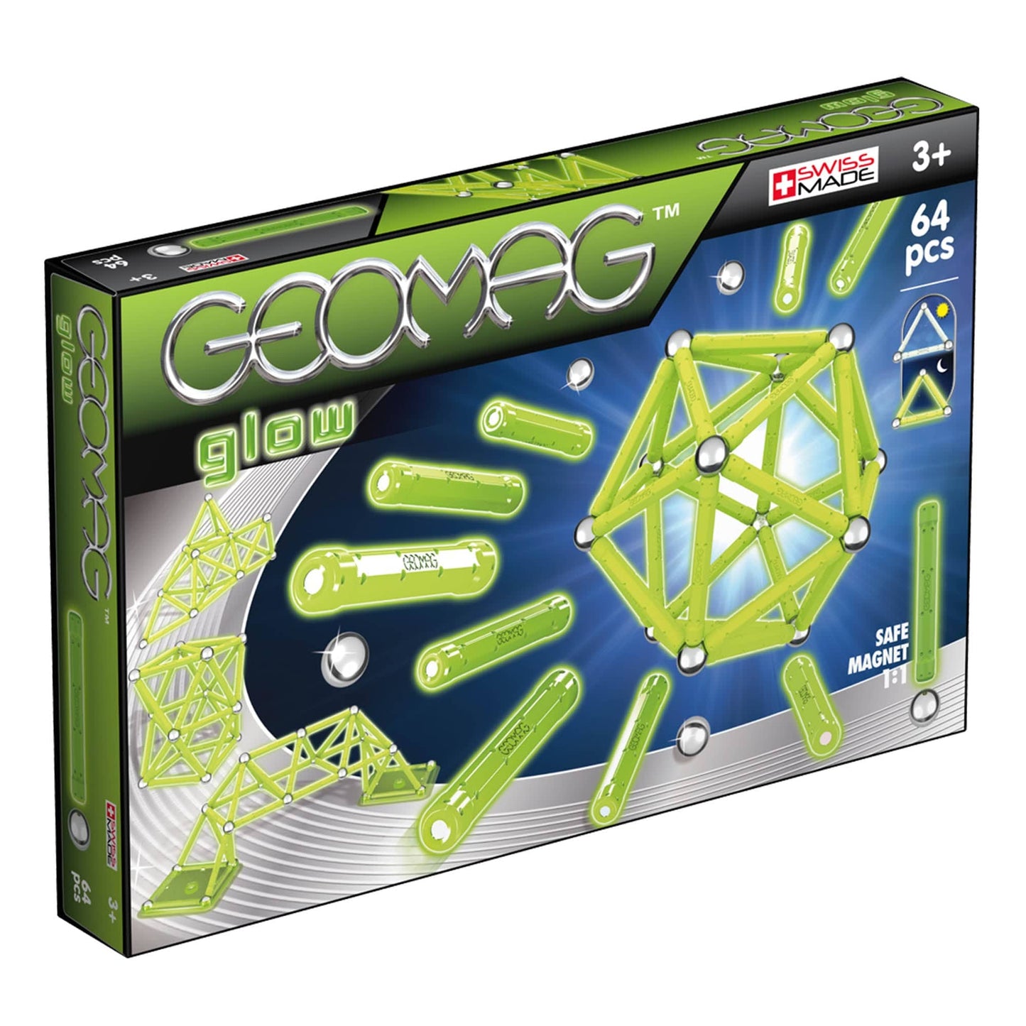 Geomag Toys Geomag Glow 64 pcs