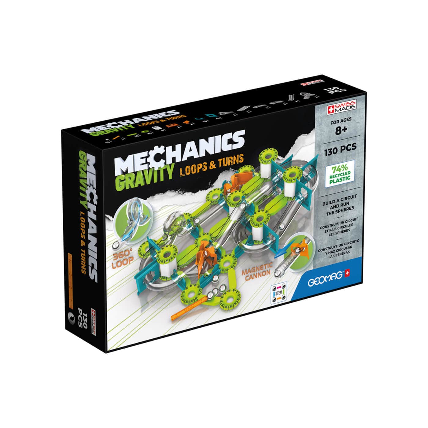 Geomag Toys Geomag Mechanics Gravity RE Loops & Turns 130