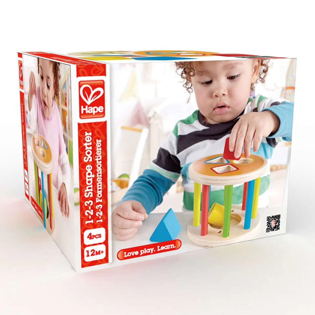Hape Toys 1-2-3 Shape Sorter