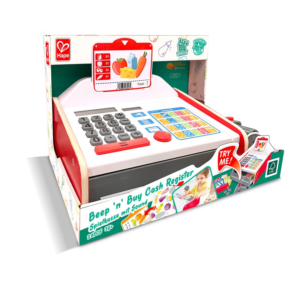 Hape Toys Beep 'n' Buy Cash Register