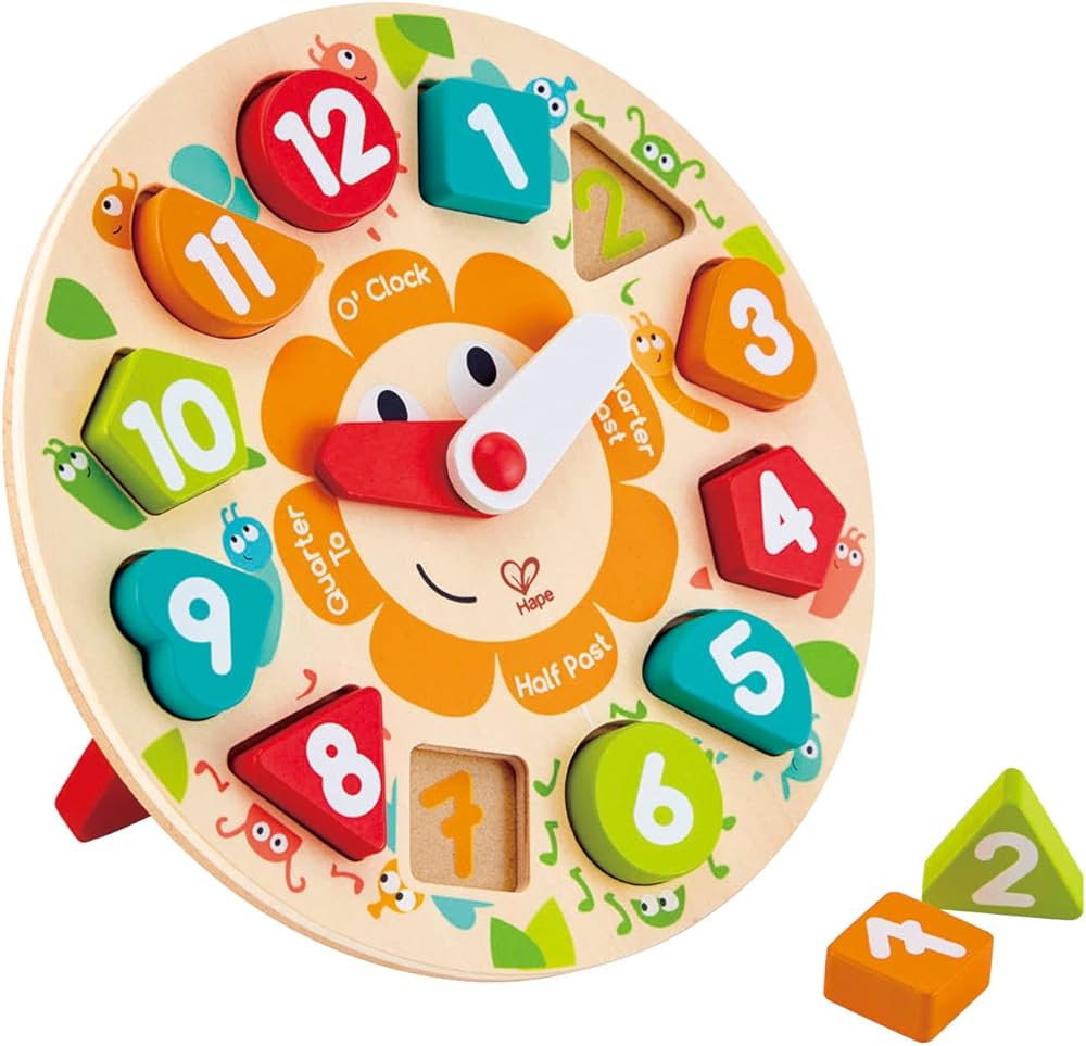 Hape Toys Chunky Clock Puzzle