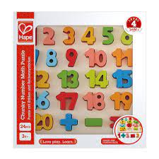 Hape Toys Chunky Number Math Puzzle