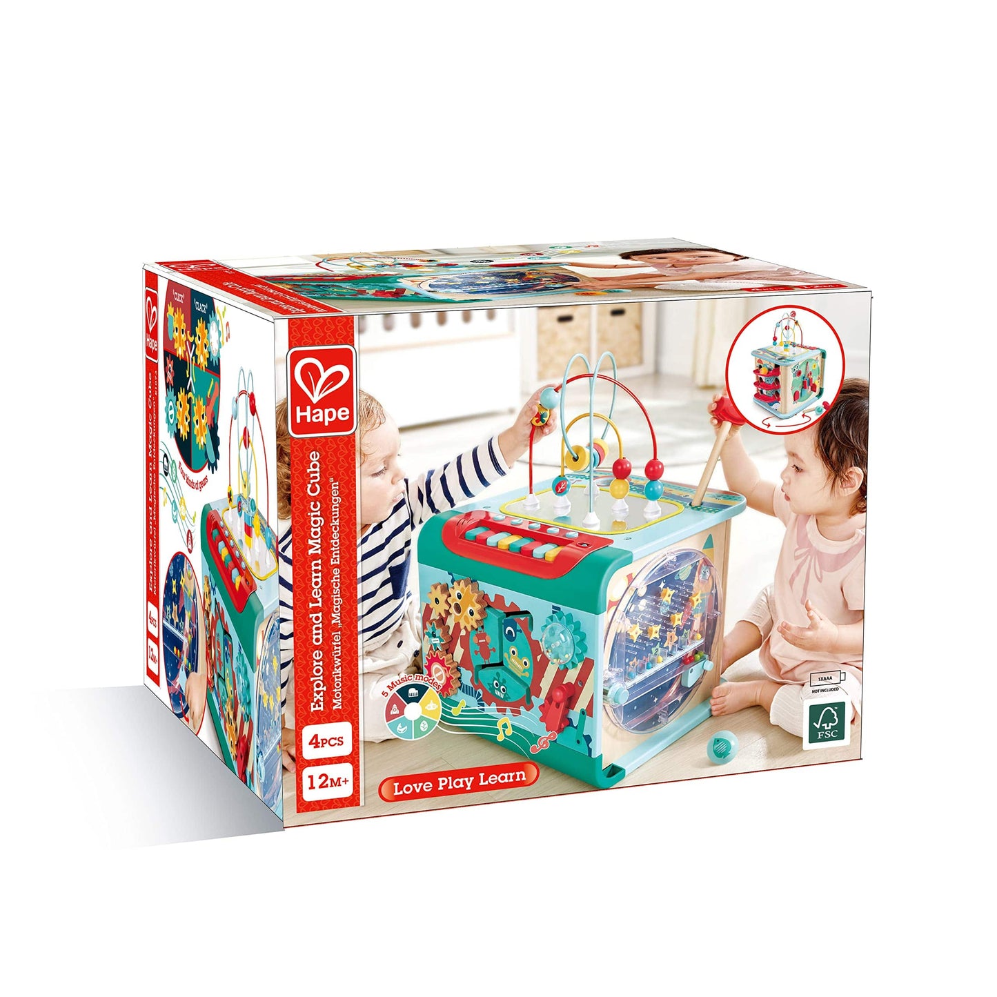 Hape Toys Explore and Learn Magic Cube