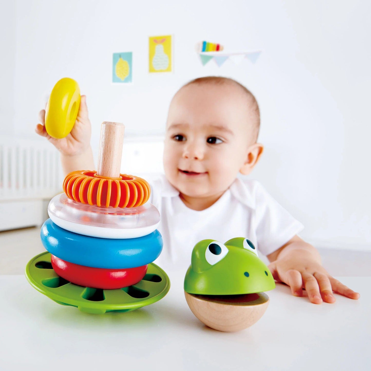 Hape Toys Mr. Frog Stacking Rings