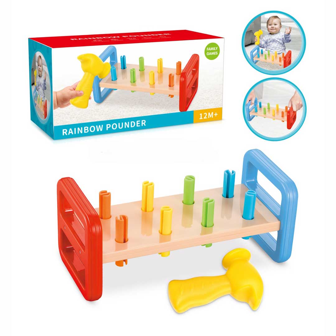 Hape Toys Rainbow Pounder