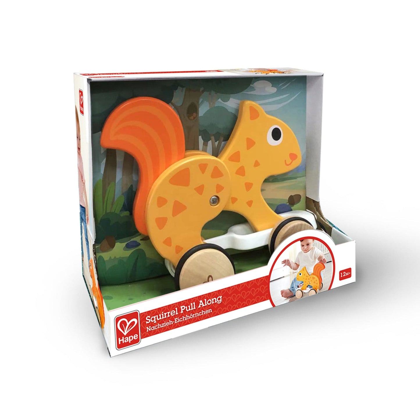 Hape Toys Squirrel Pull Along