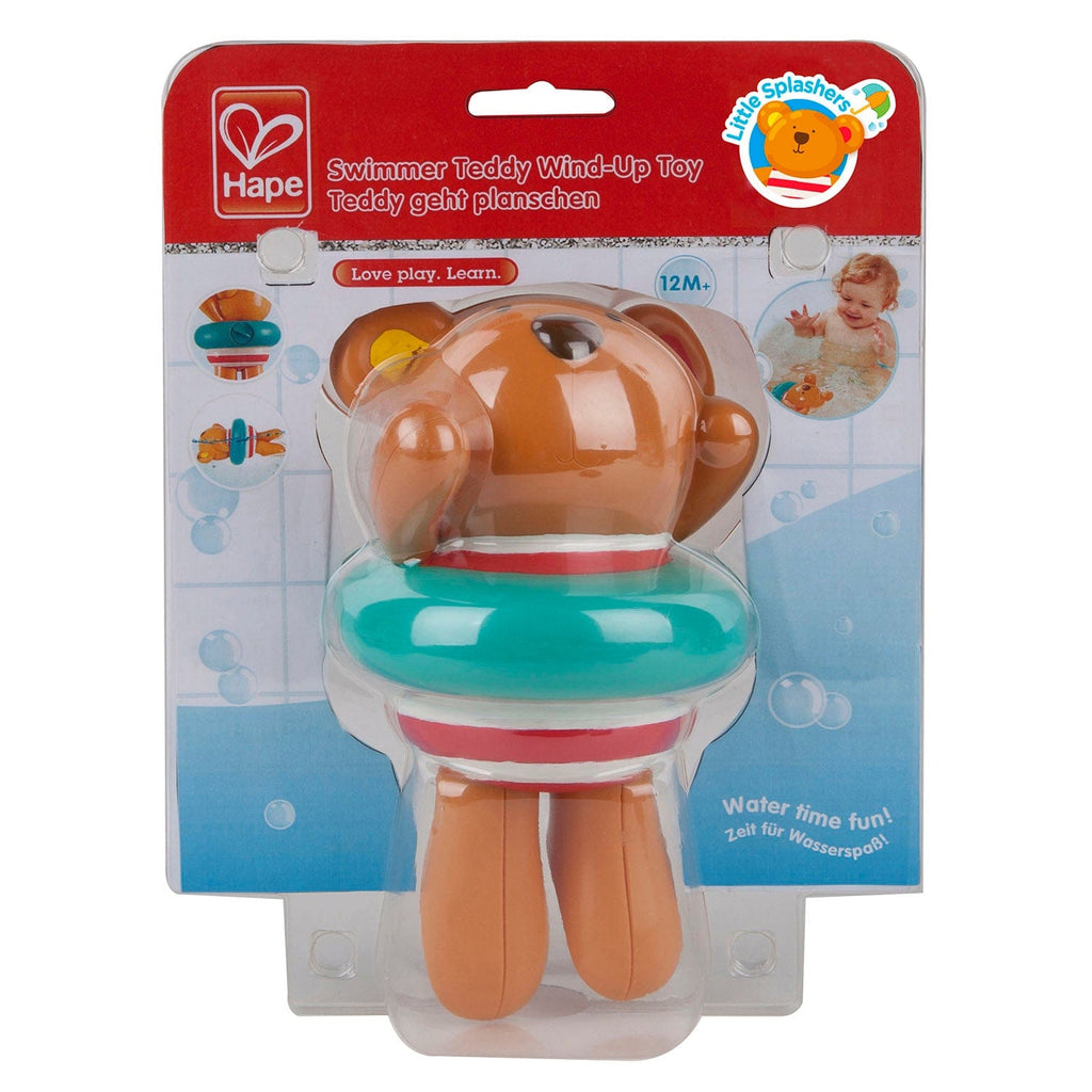 Hape Toys Swimmer Teddy Wind-Up Toy