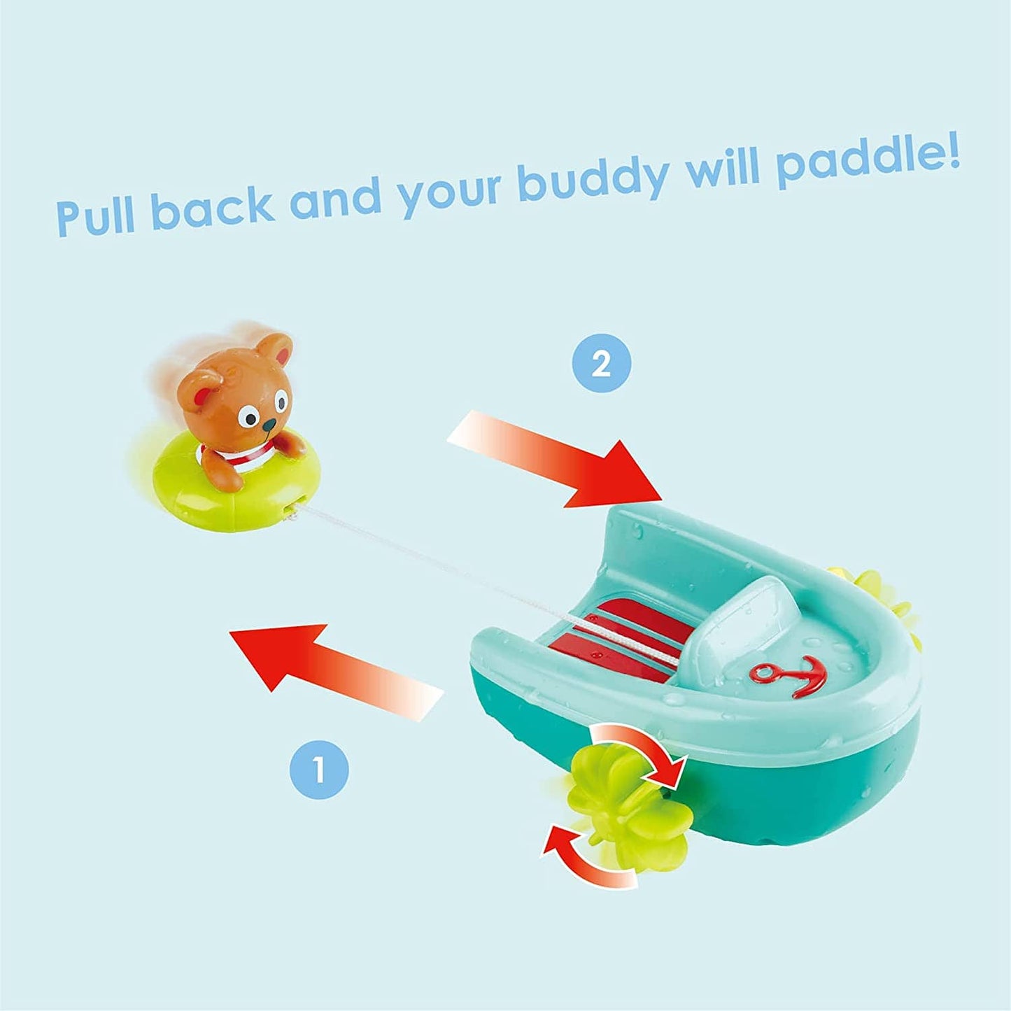 Hape Toys Tubing Pull-back Boat