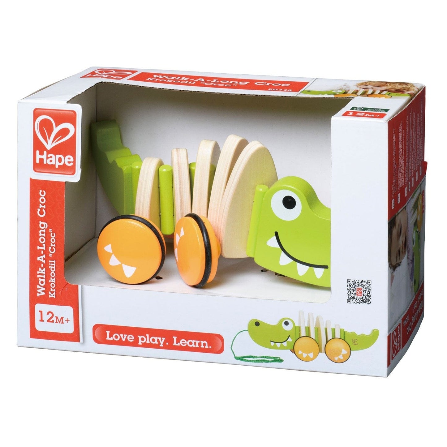 Hape Toys Walk-A-Long-Crocodile / FSC
