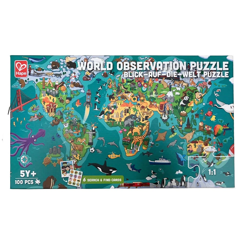 Hape Toys World Observation Puzzle