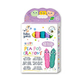 Haku Yoka Happy Pea Pod Crayons - 12 Pastel Colours