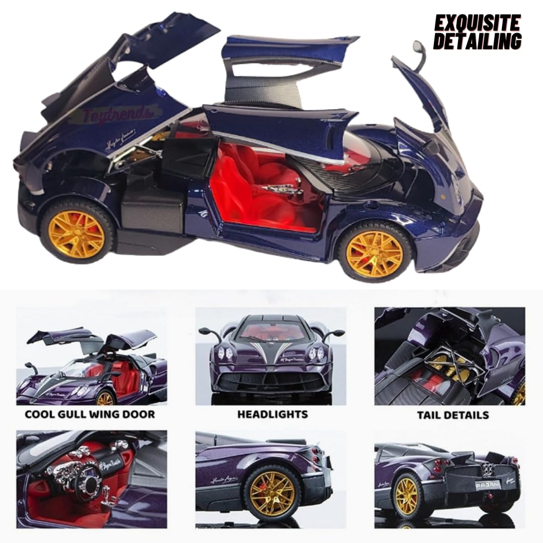 Hatim Car Toys Pagani 1:24 Die Cast with L/S