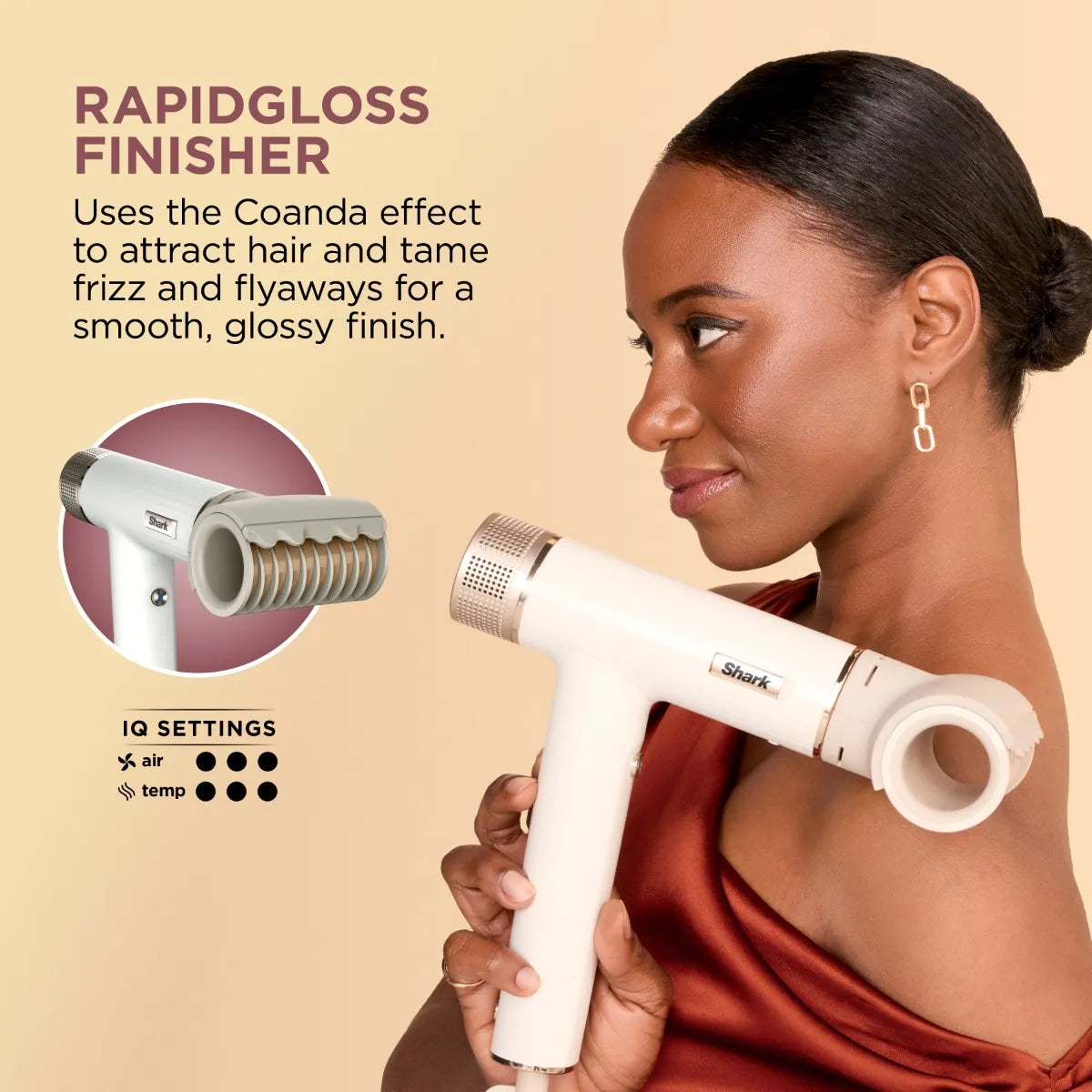 Shark SpeedStyle Finisher & High-Velocity Hair Dryer HD352ME