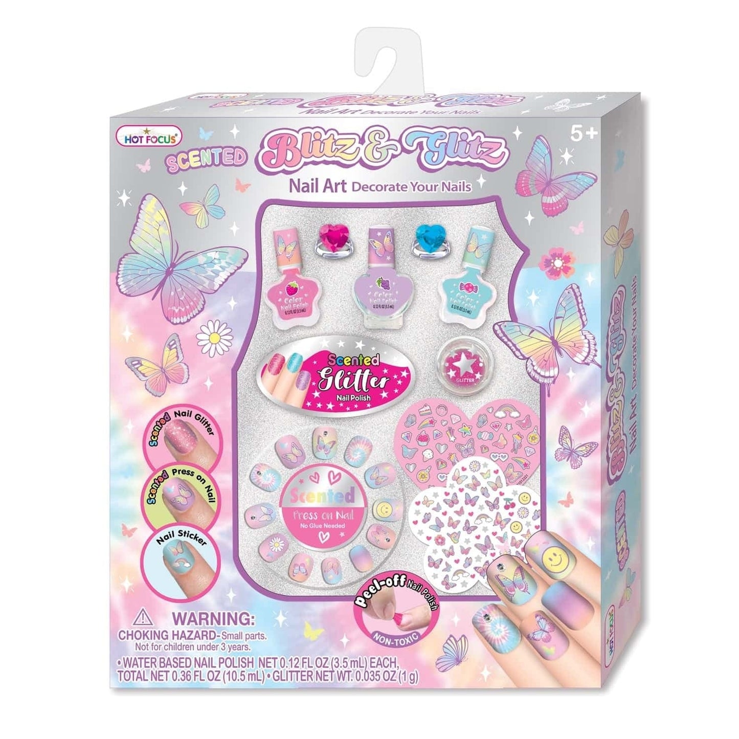 Hot Focus Beauty Hot Focus Blitz & Glitz Nail Art