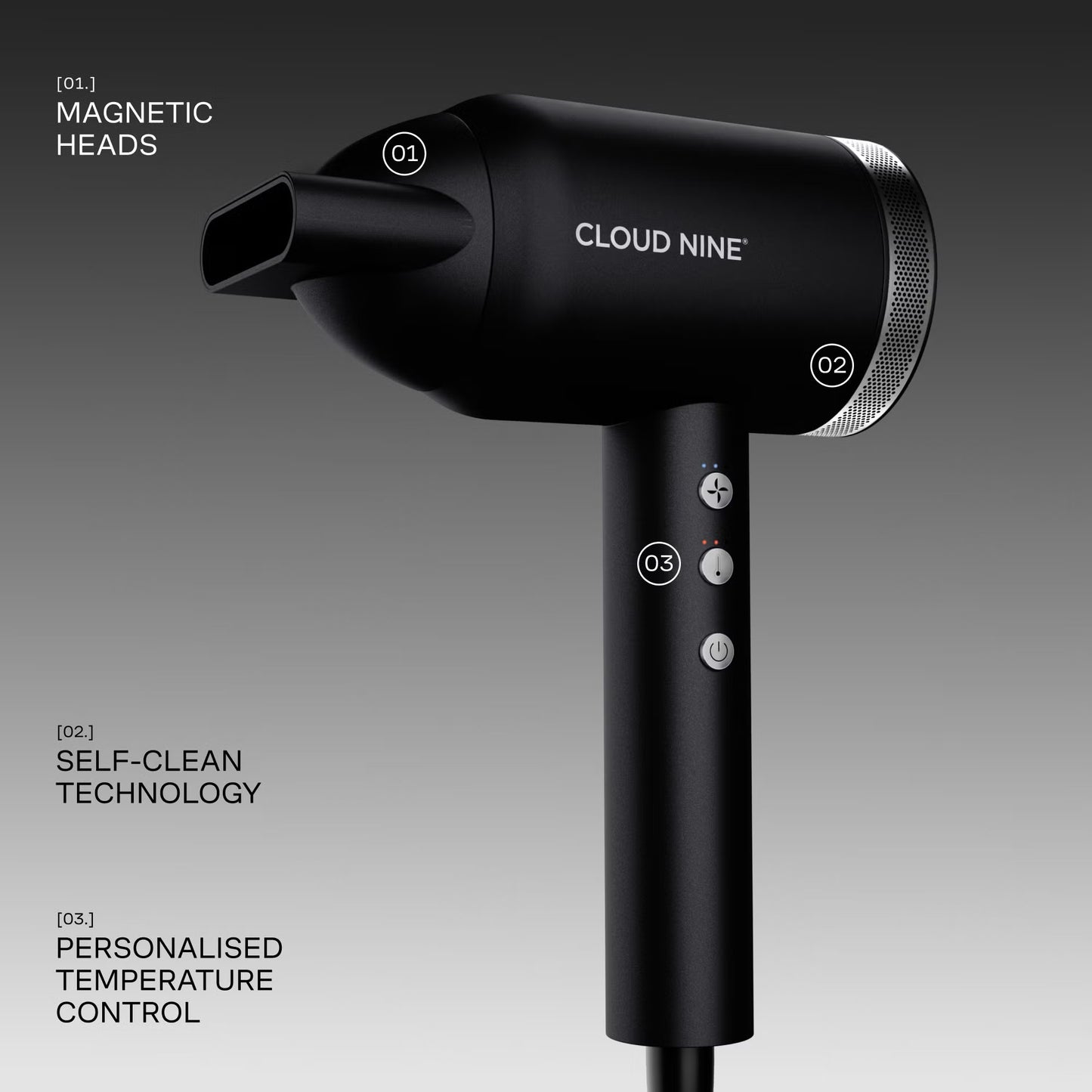 CLOUD NINE The Airshot Pro Hairdryer
