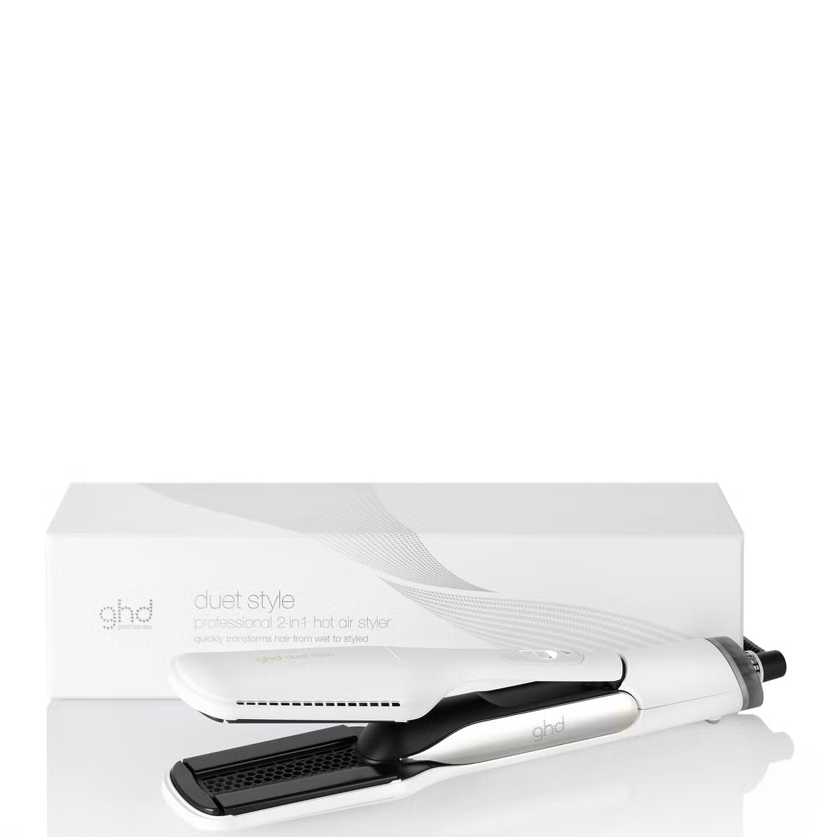 GHD Duet Style - Professional 2-in-1 Hot Air Styler in White
