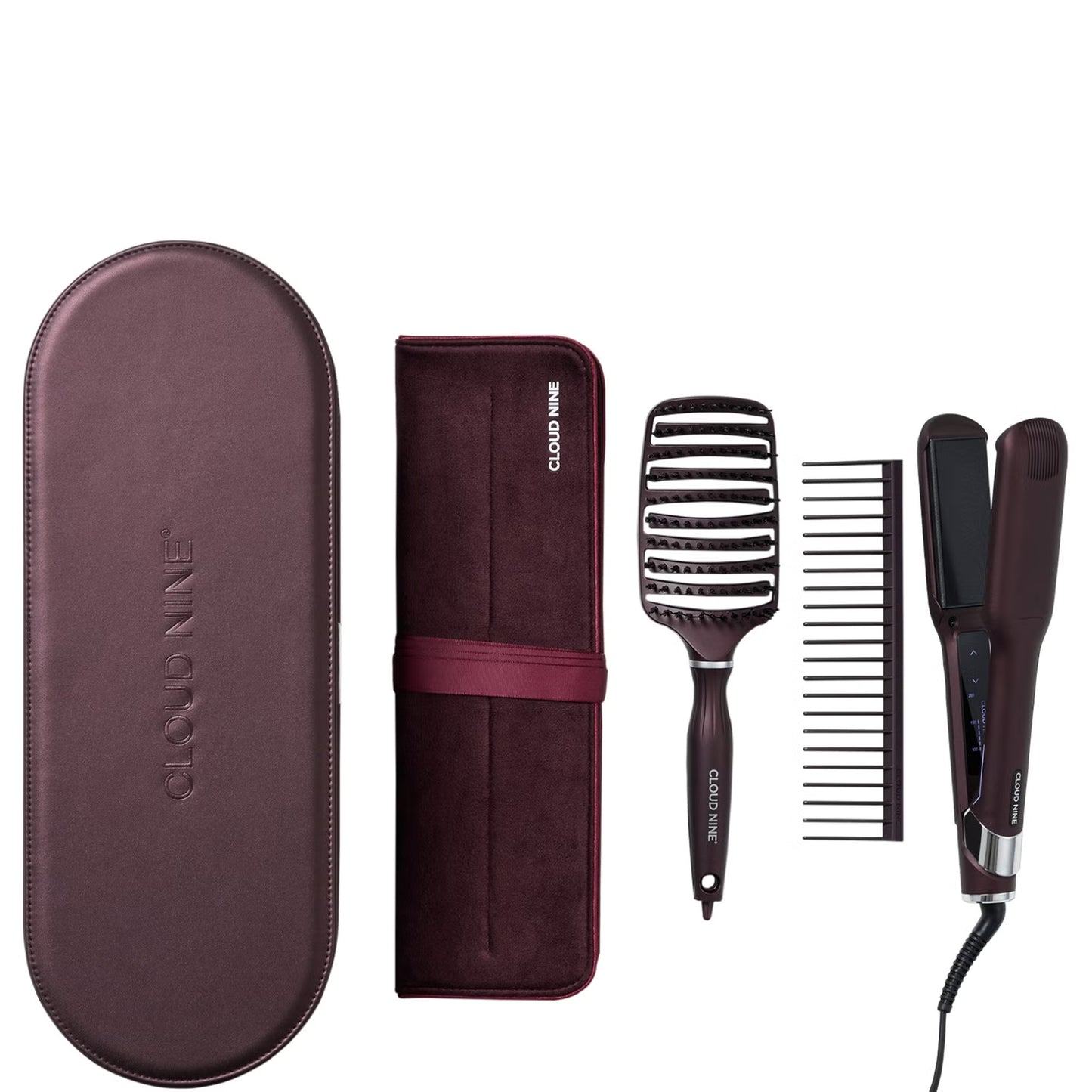 Cloud Nine The Dark Burgundy Wide Iron Lux