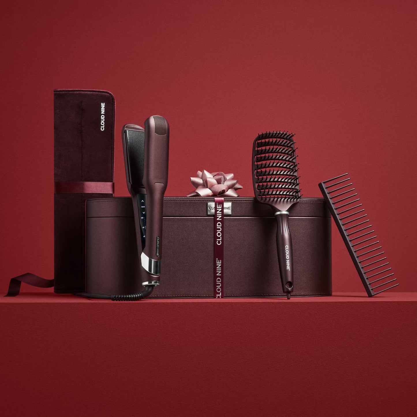 Cloud Nine The Dark Burgundy Wide Iron Lux