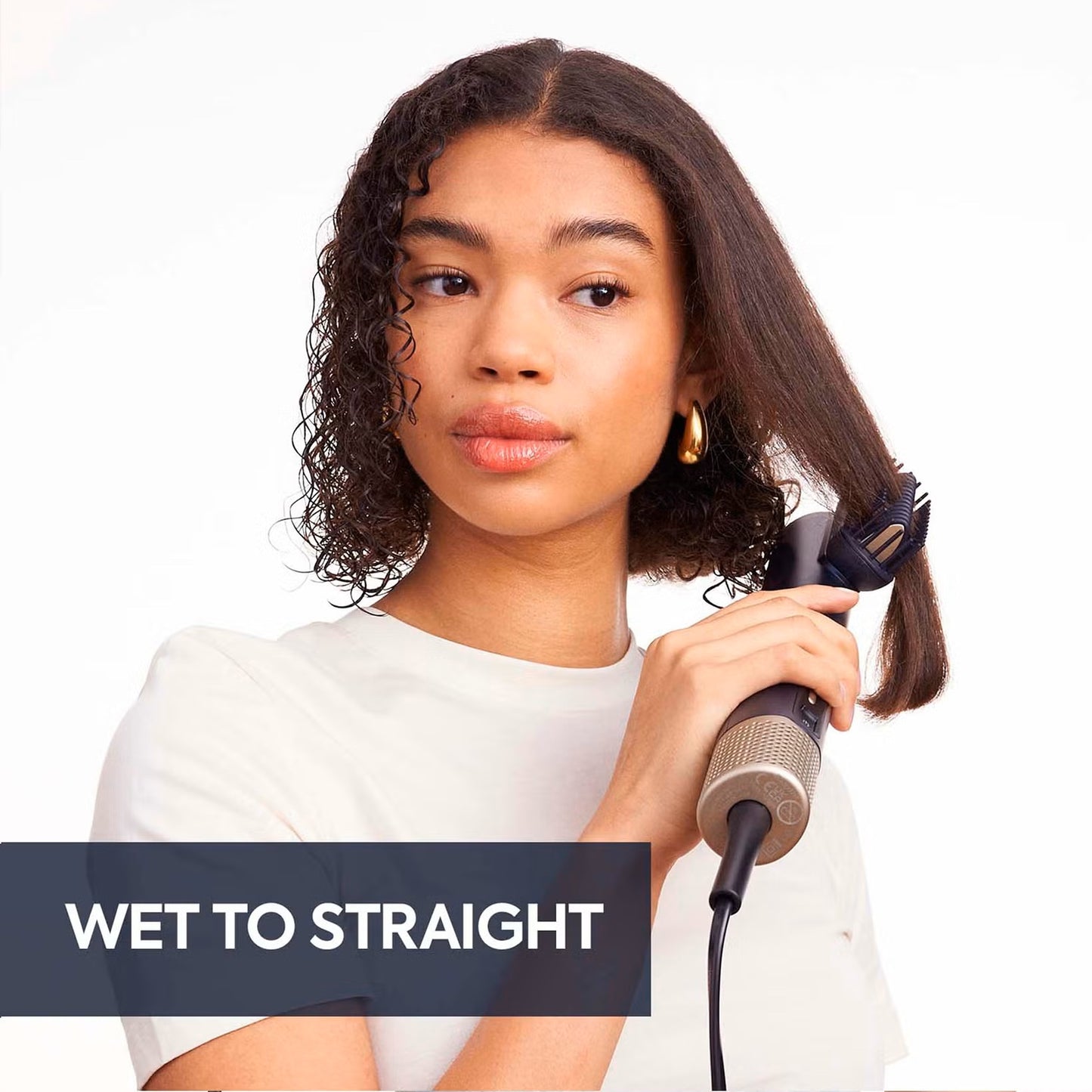 Babyliss Air Wand 3-in-1 Hair Dryer Straightener And Hot Air Brush with Ion Technology