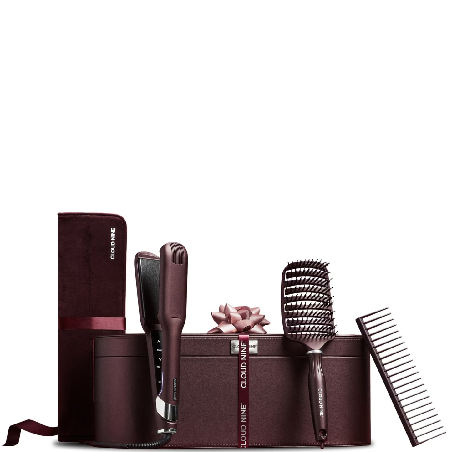 Cloud Nine The Dark Burgundy Wide Iron Lux