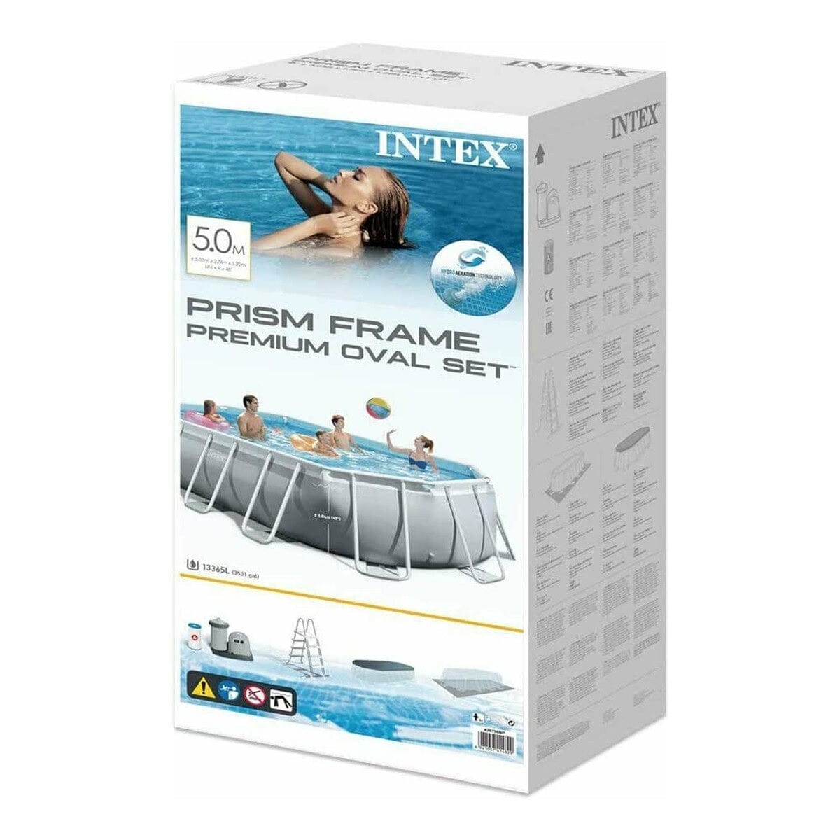 Intex Outdoor Intex Prism Frame Oval Pool (503x274x122)