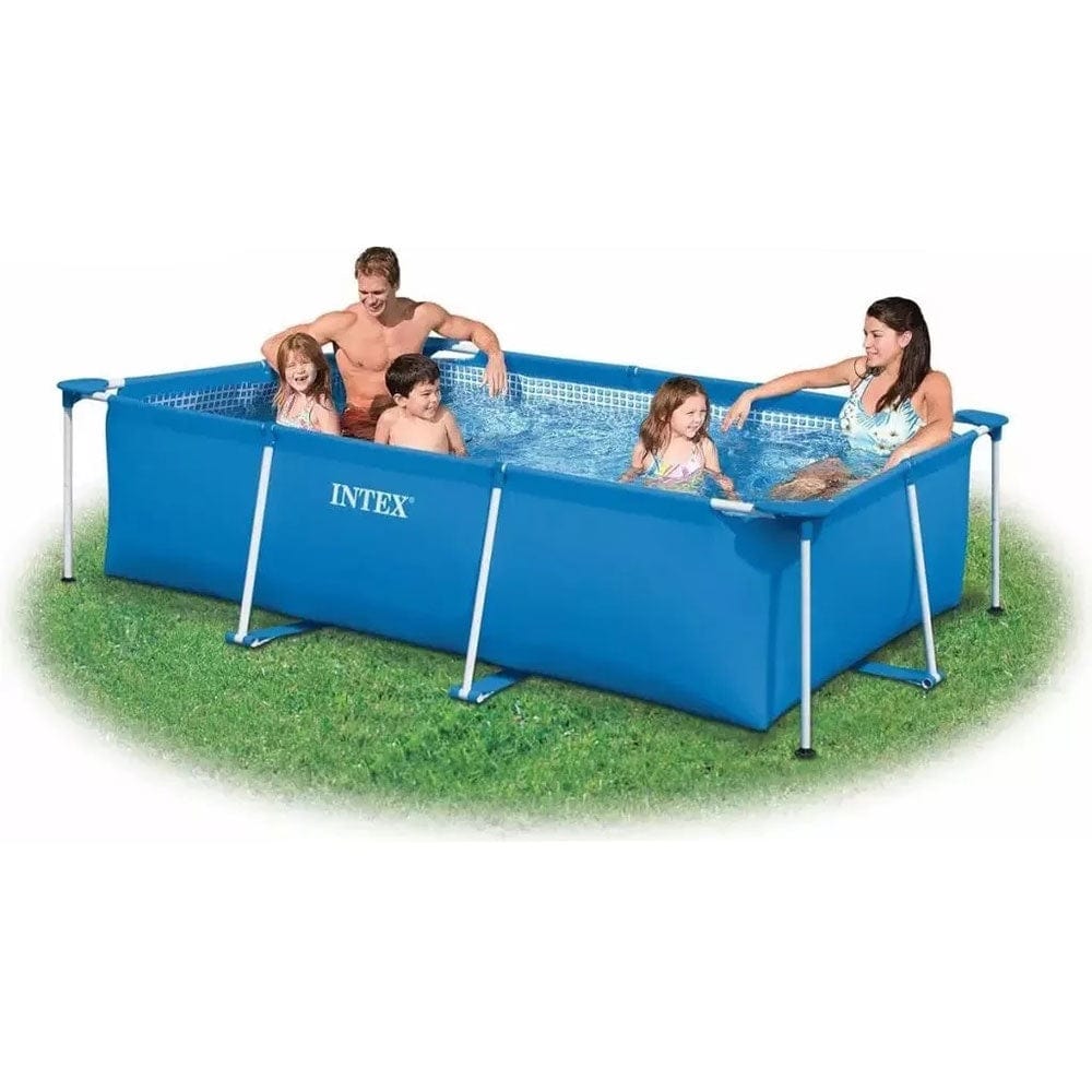 Intex Outdoor Intex Rectangular Frame Only Pool Without Pump (3x2x.75)