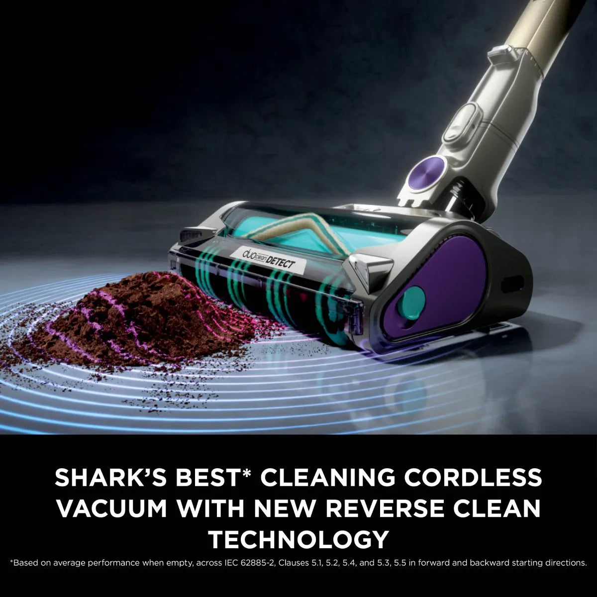 Shark PowerDetect Cordless Vacuum Cleaner IP1251MET - Mocha Grey / Brass