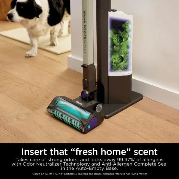 Shark PowerDetect Clean & Empty Cordless Pet Vacuum IP3251MET - Mocha Grey / Brass