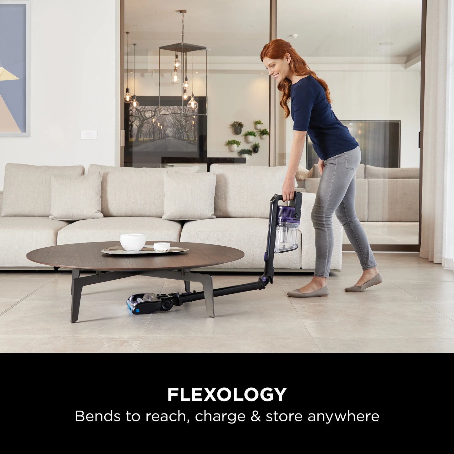 Shark Anti Hair Wrap Cordless DuoClean Pet Vacuum IZ300MET - Black/Blue