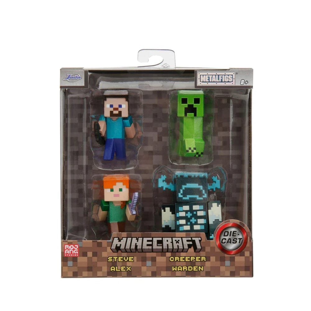 JADA Toys Jada - Minecraft 4-Pack 2.5" Figures